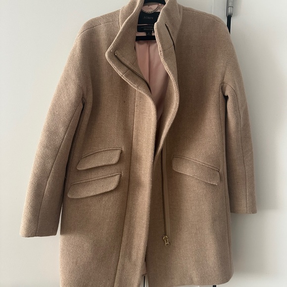 J Crew Cocoon Coat in Italian Wool, Sandstone - Picture 1 of 5